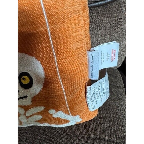 Cupcake & Cashmere Literally Dead Tombstone Halloween Pillow 20" x 13" Skeleton - Picture 7 of 7